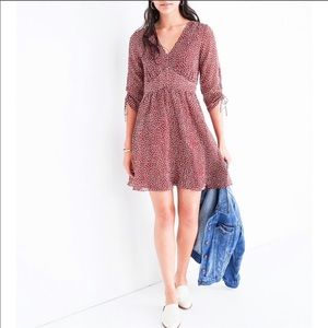 NWT Madewell Starviolet Ditsy Flower Mini Dress